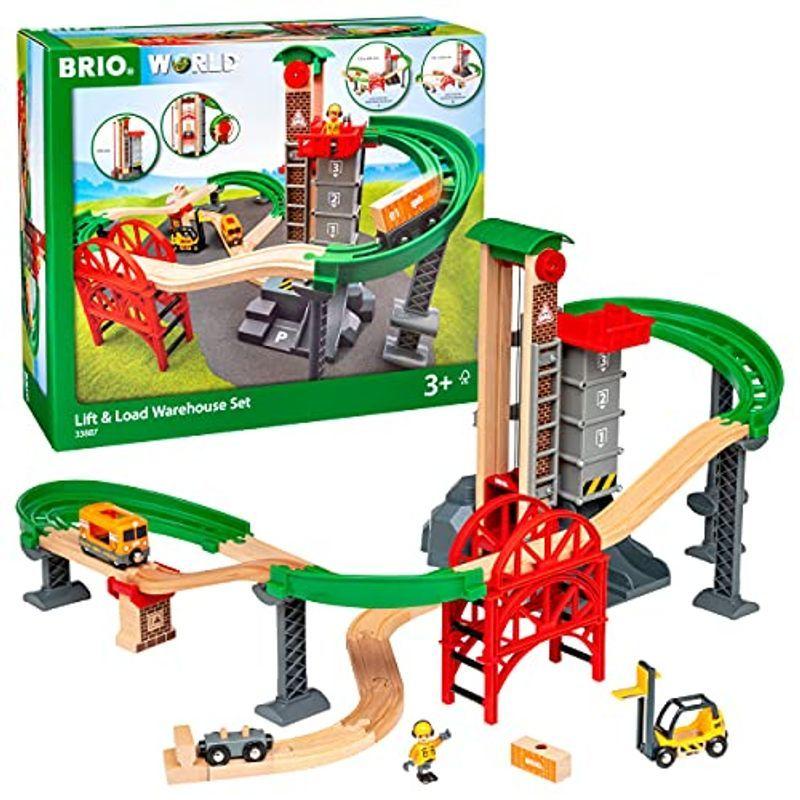 掃売り切りセール BRIO ブリオ WORLD ウェアハウスレールセット 対象年齢 3歳~ 電車 おもちゃ 木製 レール 木製 電車 おもちゃ