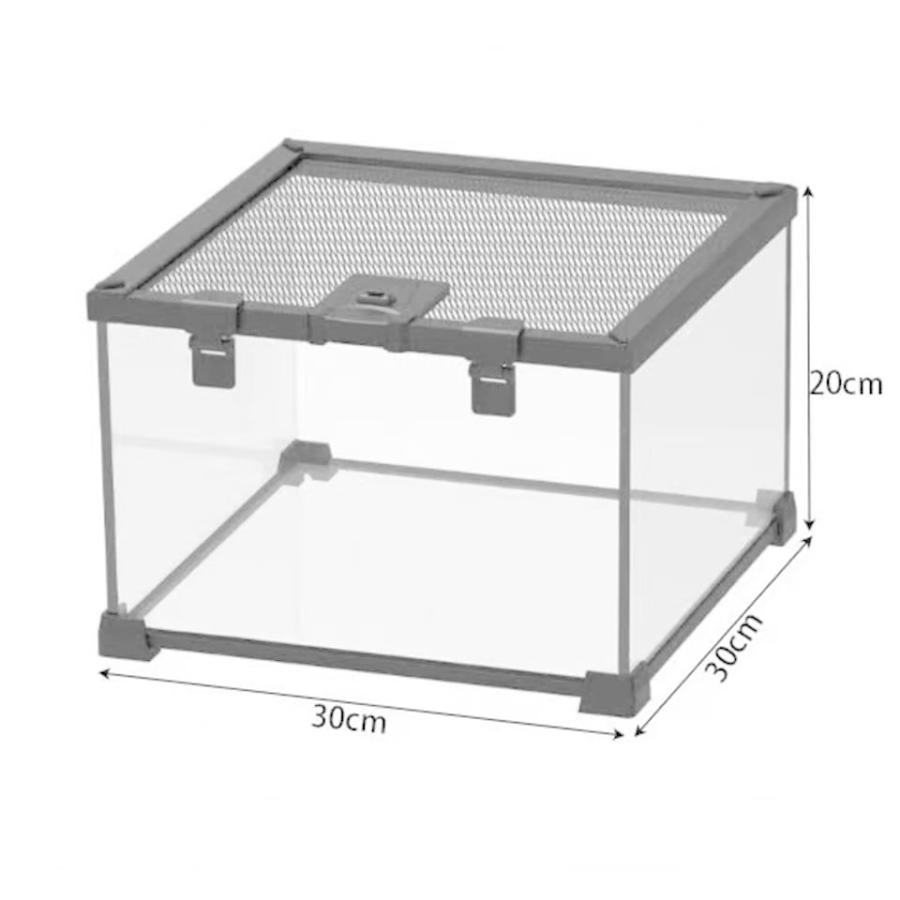 ガラス飼育ケージ303020、爬虫類両生類飼育ケージ、オリジナル自社製
