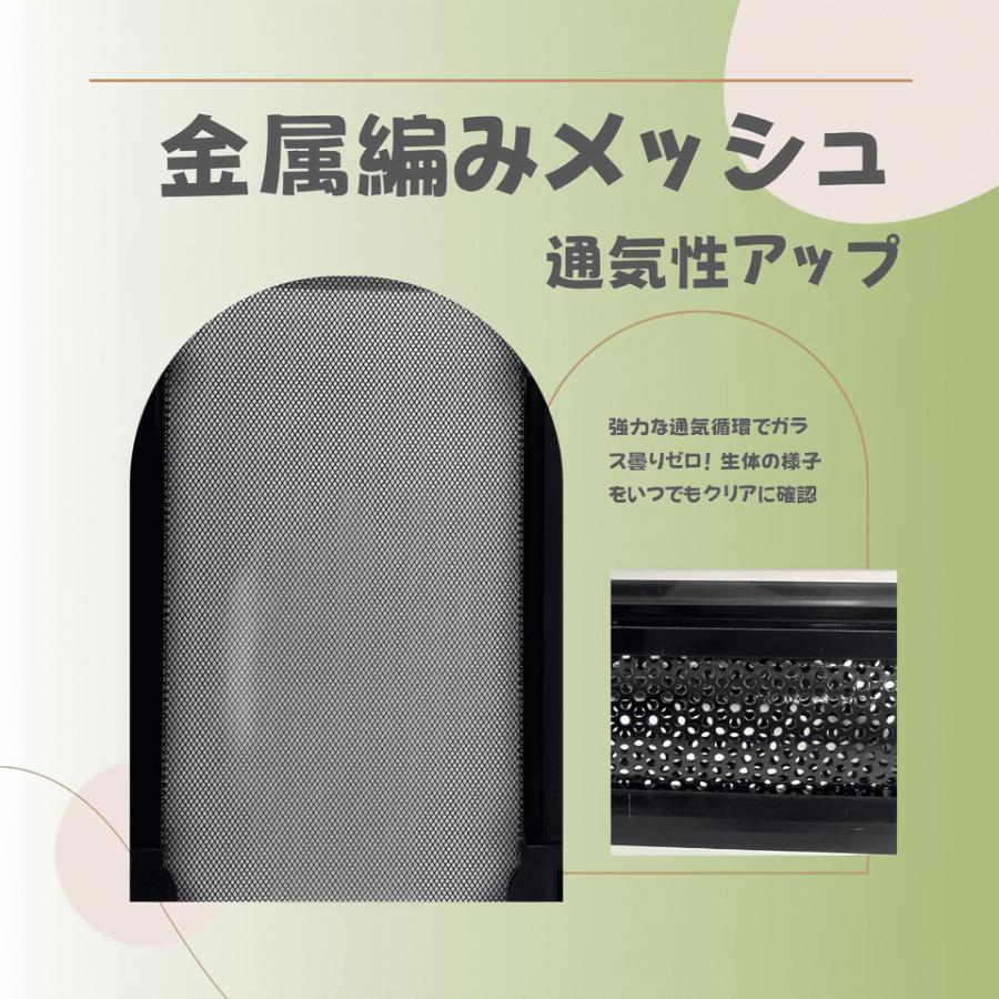 DMB爬虫類ケージ 50×30×35cm 5030 ガラス飼育ケージ 観音開きガラス
