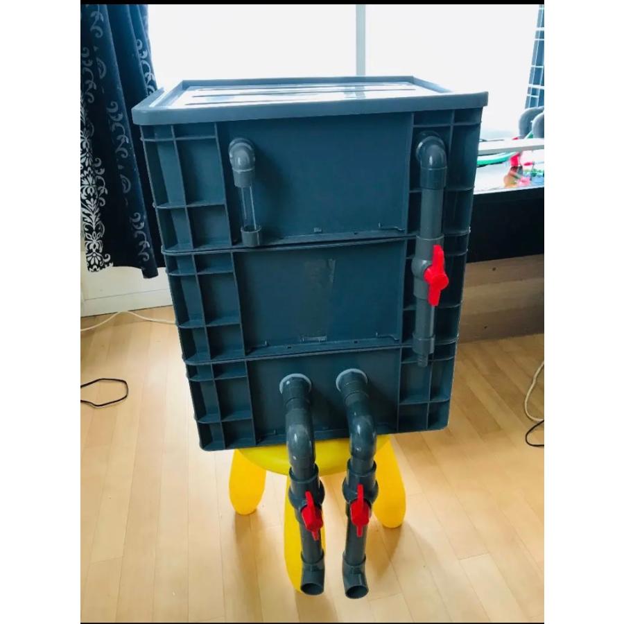 ろ過槽、濾過装置、フィルター外部式（大）池大型水槽フィルター