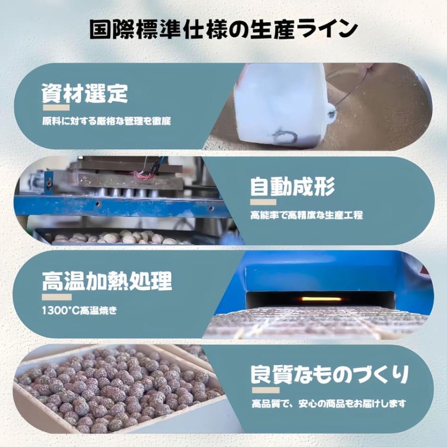 高品質納豆菌角棒ろ材 水質浄化 バクテリア繁殖 多孔質軽量化