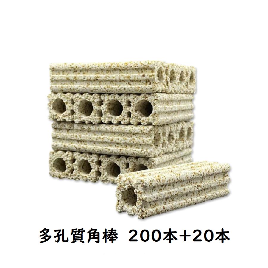 棒ろ材 高品質納豆菌角棒ろ材 水質浄化 バクテリア繁殖 多孔質軽量化
