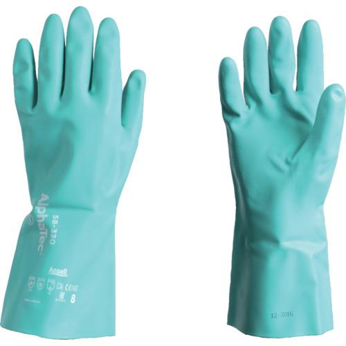 アンセル 耐薬品手袋　アルファテック　58-330　XLサイズ 58-330-10 XLサイズ