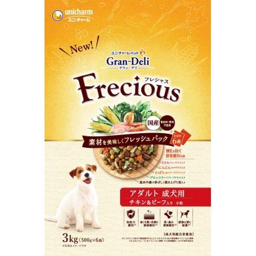 ユニ・チャーム グラン・デリ フレシャス 成犬用チキン&ビーフ/3kg  
