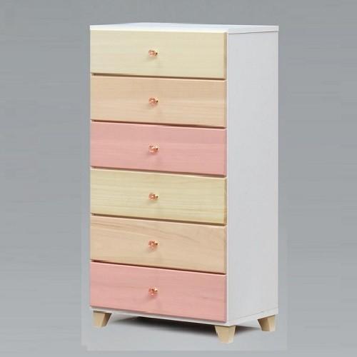 中村敬木工　タンス　チェスト 大川家具】チェスト 60cm幅-3段 ルコッタ ブラウン [中村敬木工