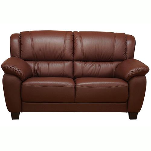 関家具 ソファ アーモンド 本革 ポケットコイル 天然木飾脚/142084  