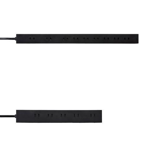 ELECOM 回転脚付電源タップ　上面5口　側面5口/T-KF04-21050BK 5.0m｜dcmonline｜09