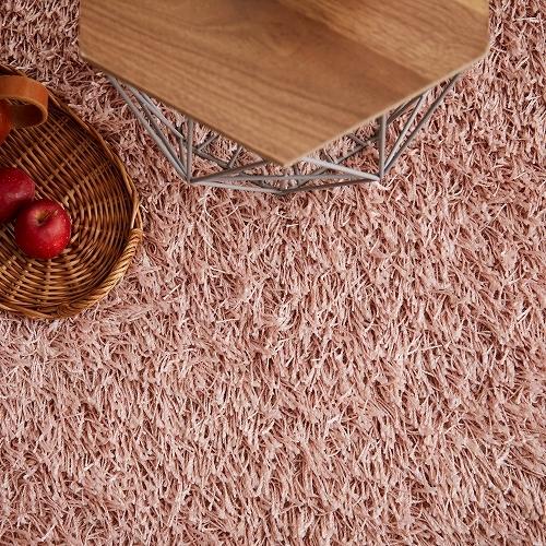 ータイプで スミノエ 表情豊かなシャギーラグ/ネストシャギー ピンク/190X240 ピンク