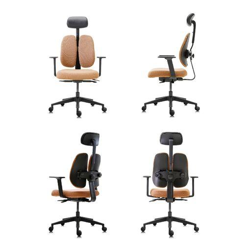 DUOREST デュオレストオフィスチェアベージュブラウン【送料込】