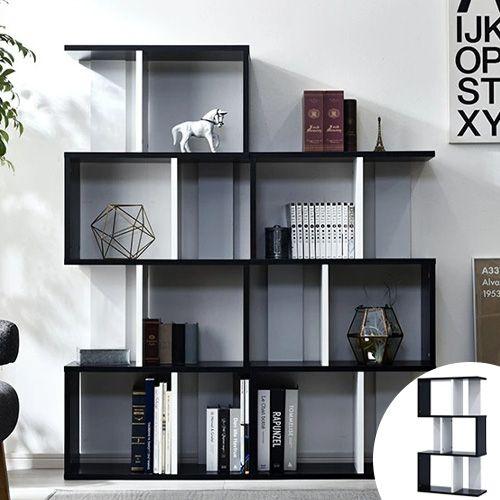 ワイエムワールド スリム 3段 オープンラック ブラック/グレー