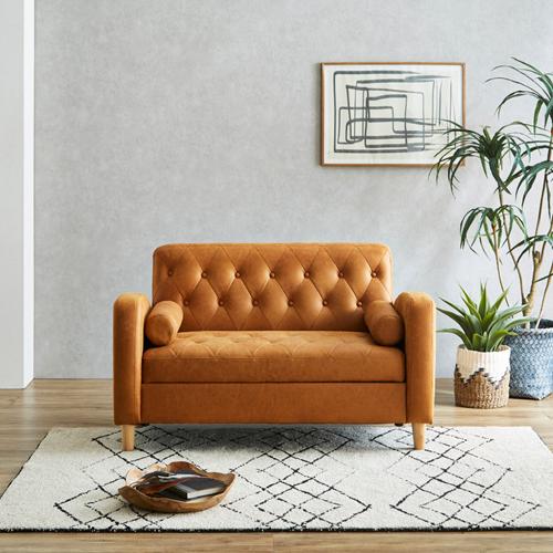 ソファー ライトブラウン