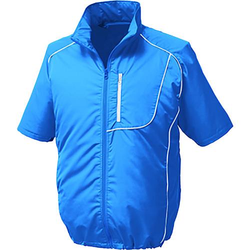 空調服 ポリ製半袖ウエアのみ　ブルー　3L/KU91720C04S5