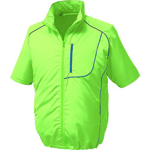 空調服 ポリ製半袖ウエアのみ　ライムグリーン　2L/KU91720C17S4