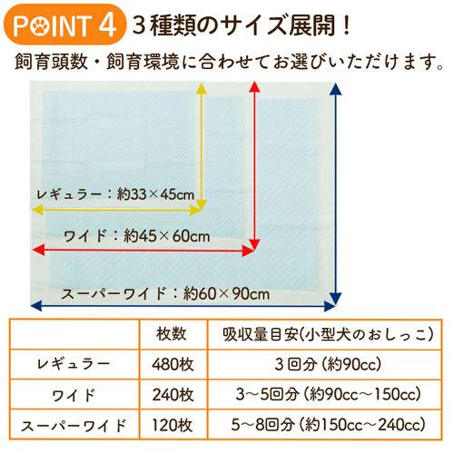 DCM 【ケース販売】ペットシーツ　厚型 ワイド　60枚×4個｜dcmonline｜07