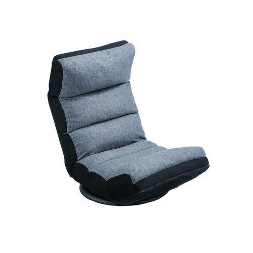 即納！最大半額！】 DCM 脚楽回転座椅子 F-ZD07 GY グレー 脚楽回転