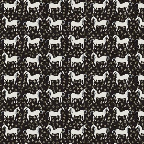 ハローウォール 単品 弱粘着付輸入壁紙ハローウォール Marimekko 内装 Musta Tamma Paypay