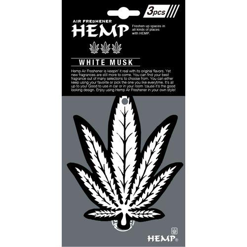 HEMP HEMP AIR FRESHENER 3P (ヘンプ エアーフレッシュナー)/NAX052001 ホワイトムスク