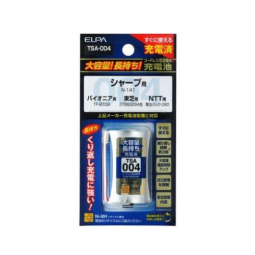最新人気 日本の職人技 ELPA 大容量長持ち充電池 TSA-004 シャープなど ageekmarketer.com ageekmarketer.com