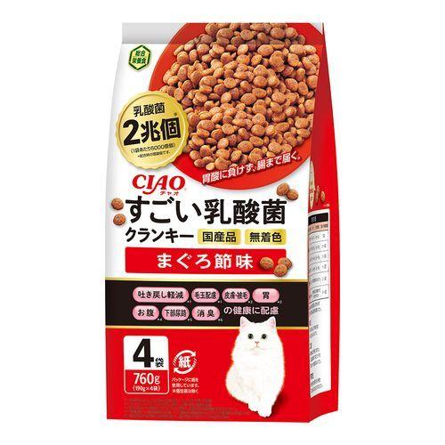 CIAO すごい乳酸菌クランキー/まぐろ節味 760g : DCMオンライン CIAO すごい乳酸菌クランキー/まぐろ節味 760g : DCMオンライン
