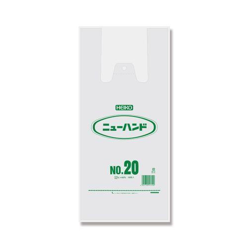 シモジマ レジ袋　ナチュラル　NO20/100枚 NO20｜dcmonline