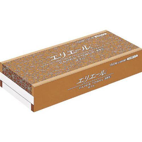 エリエール ペーパータオル　無漂白ダブル150組300枚大判/703320_1339