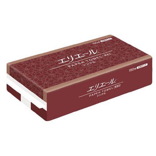 限定！エリエール ペーパータオル　無漂白シングル150枚(大判)/703319_1339