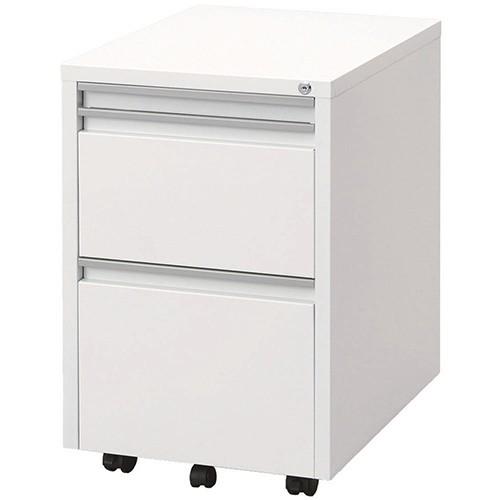 Nakabayashi スライドテ-ブルキャビネット　ホワイト/RWX-F520W