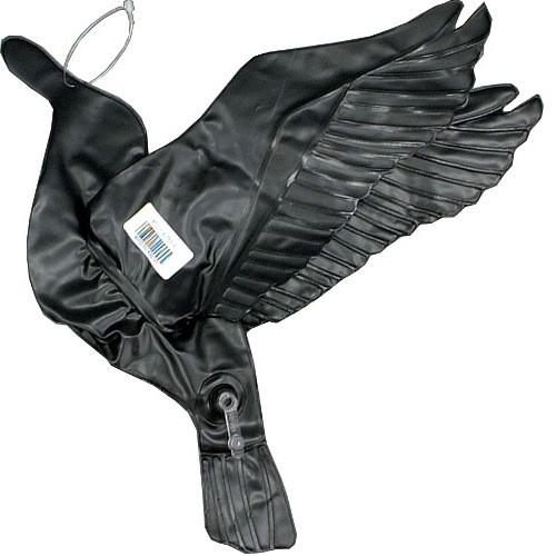 渡辺泰 ビニールカラス/単品 黒/約54cm×31cm×8cm : DCM