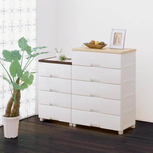 フィッツ　メープル　7段チェスト　幅35cm Fits フィッツプラス チェスト 幅35cm/F3507 メープル/7段（高さ114cm