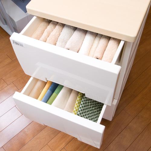 Fits フィッツプラス チェスト 幅35cm/F3507 メープル/7段（高さ114cm