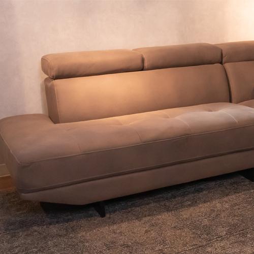 GRANADA クラベス　L　コーナーソファ　DGY/左コーナー-ダークグレイ ダークグレイ/座って左コーナー