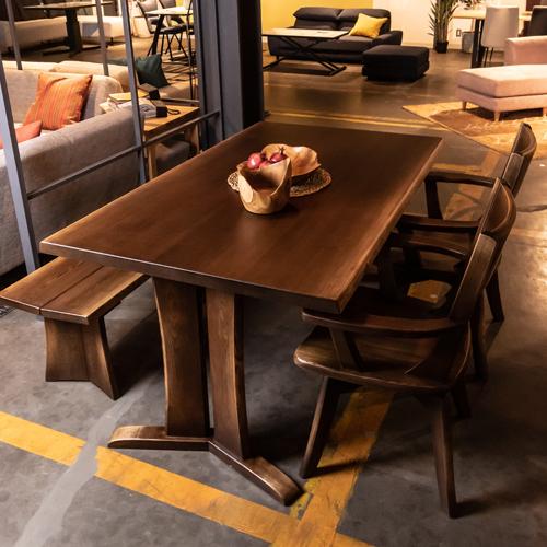 M033ダイニング5点セット 幅1100mm 木製 ダイニング5点セット 幅93x奥行93x高さ73cm テーブル イス 木製