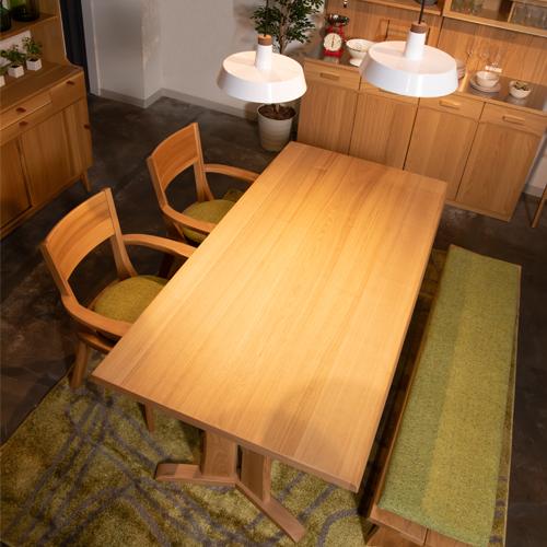 筑波産商　天然木オーク無垢材 北欧スタイル ダイニングチェア　2脚　軽量 値下げ/Tsukuba Sansho(筑波産商)のオークライフ ダイニング