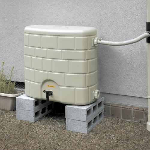 雨水タンク160L黒.送料込み 雨水貯留タンク部品 雨水集水継手 黒 120～200リットル対応