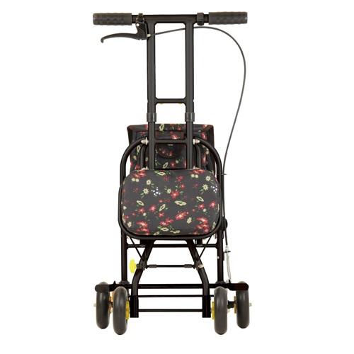 TacaoF シルバーカー プチカ/SICP01 ブラック/415×495×765-905mm