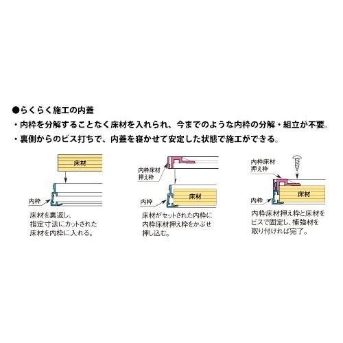 SPG らくらく床下収納庫/SFC606S シルバー/606角/深型 : 4941144036028