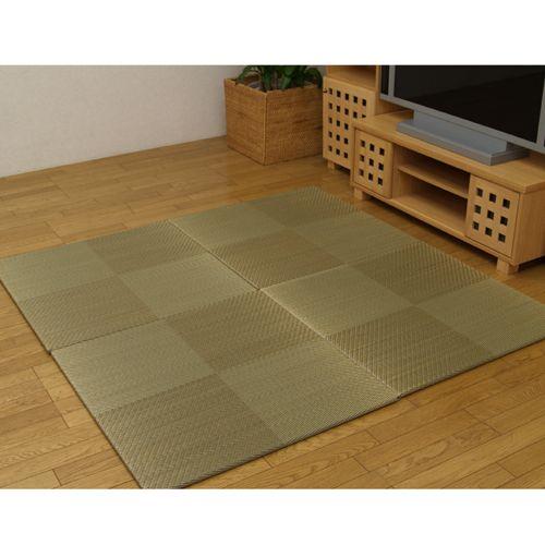 IKEHIKO 純国産 ユニット畳 『シンプルノア』/ブラウン 4枚1セット ブラウン/4枚1セット