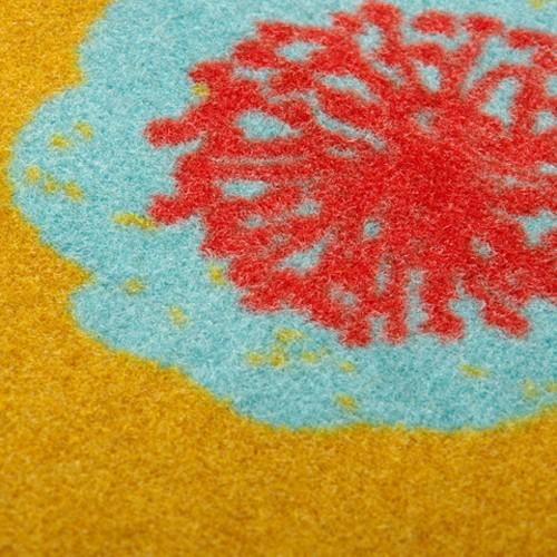 【色: オレンジ】イケヒコ 玄関マット フォレスタ オレンジ 約59×90cm イケヒコ 玄関マット 屋外用 『フォレスタ 外用玄関マット
