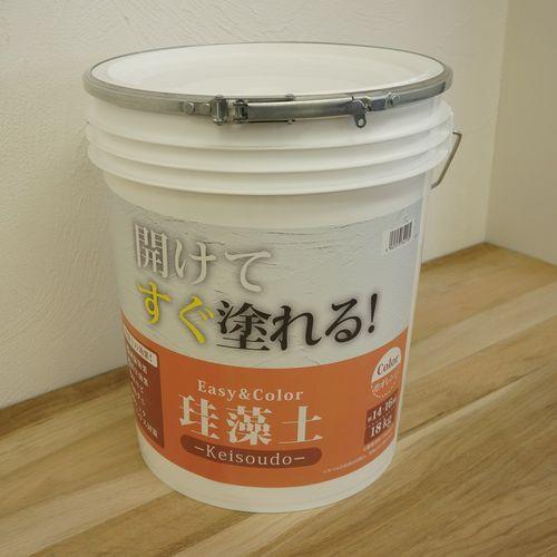 ワンウィル EASYCOLOR珪藻土 オレンジ 18kg