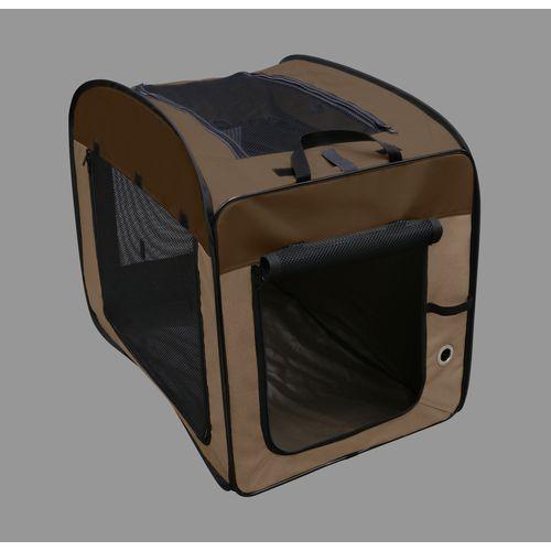 犬用クレート　ケージ　ブラウン　20kgまで対応 折りたたみアイリスオーヤマ 犬用クレート ケージ ブラウン 20kgまで対応 折りたたみアイリス