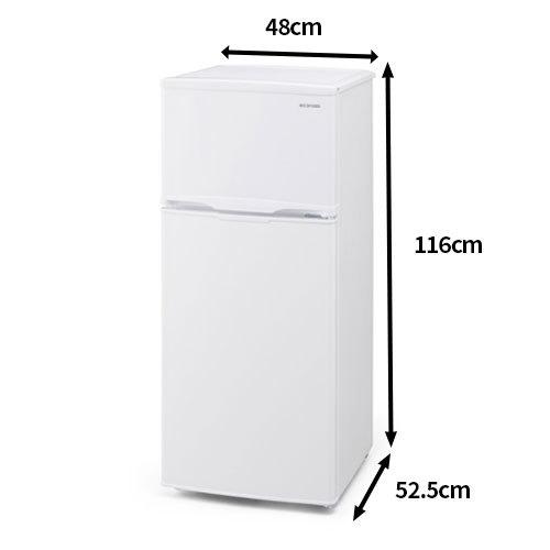 アイリスオーヤマ 冷凍冷蔵庫　118L/IRSD-12B-W
