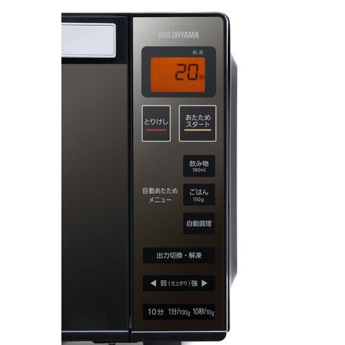 アイリスオーヤマ 電子レンジフラットテーブルミラーガラス/IMB アイリスオーヤマ 電子レンジフラットテーブルミラーガラス/IMB