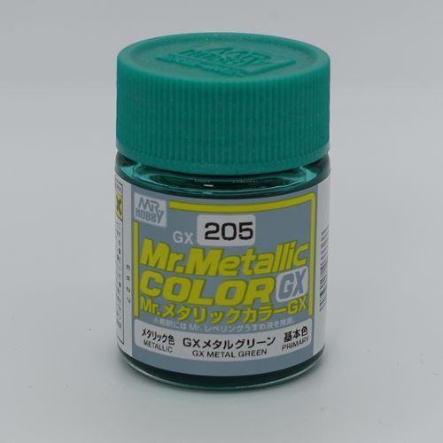 Mr.HOBBY Mr.メタリックカラーGX/GX205 メタルグリーン : DCM Mr.HOBBY Mr.メタリックカラーGX/GX205 メタルグリーン : DCM