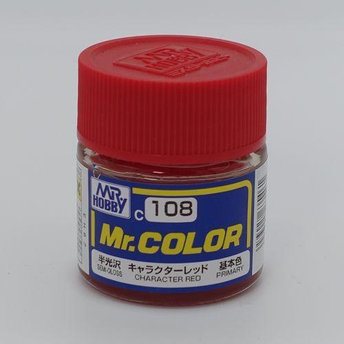 Mr.HOBBY Mr.カラー/C108 キャラクターレッド/半光沢 : DCM