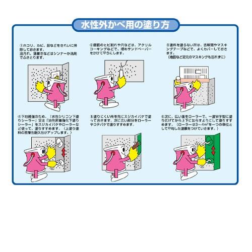 ニッペ　水性シリコン外かべ用　アーバングレー　16KG