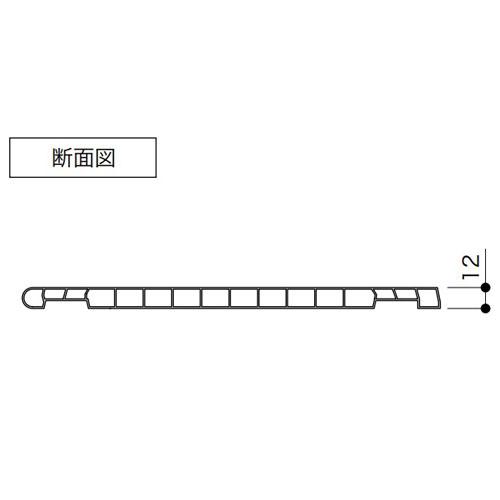 nankaiplywood 樹脂棚板/SS-JD2W4DG-8 【卓球ラケット】 ダークグレー/12X240X448mm