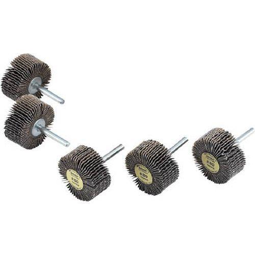 TRUSCO 軸付ソフトホイール 外径80X厚25X軸6 5個入/YS825_310080 80♯