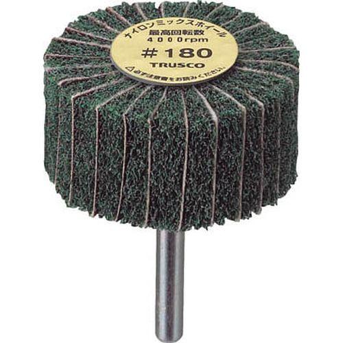 TRUSCO ナイロンミックスホイール 外径60X厚25X軸6 5個入/FM6025_3100180 180♯