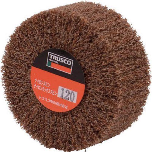 TRUSCO スピンねじ式ナイロンホイール/UFNS625120_3100 外径60×厚25 120#