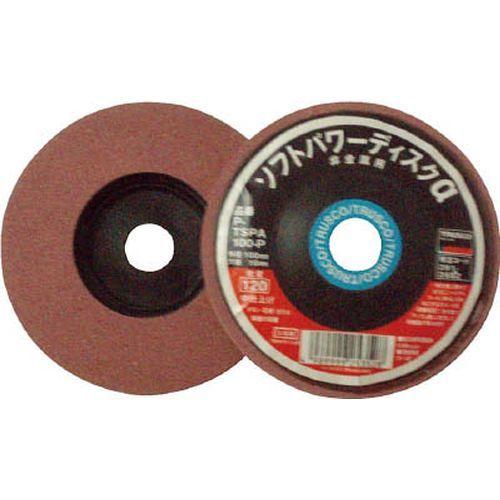 TRUSCO ソフトパワーディスクα 非金属用 Φ100 5個入/TSPA100P_3100800 粒度#800